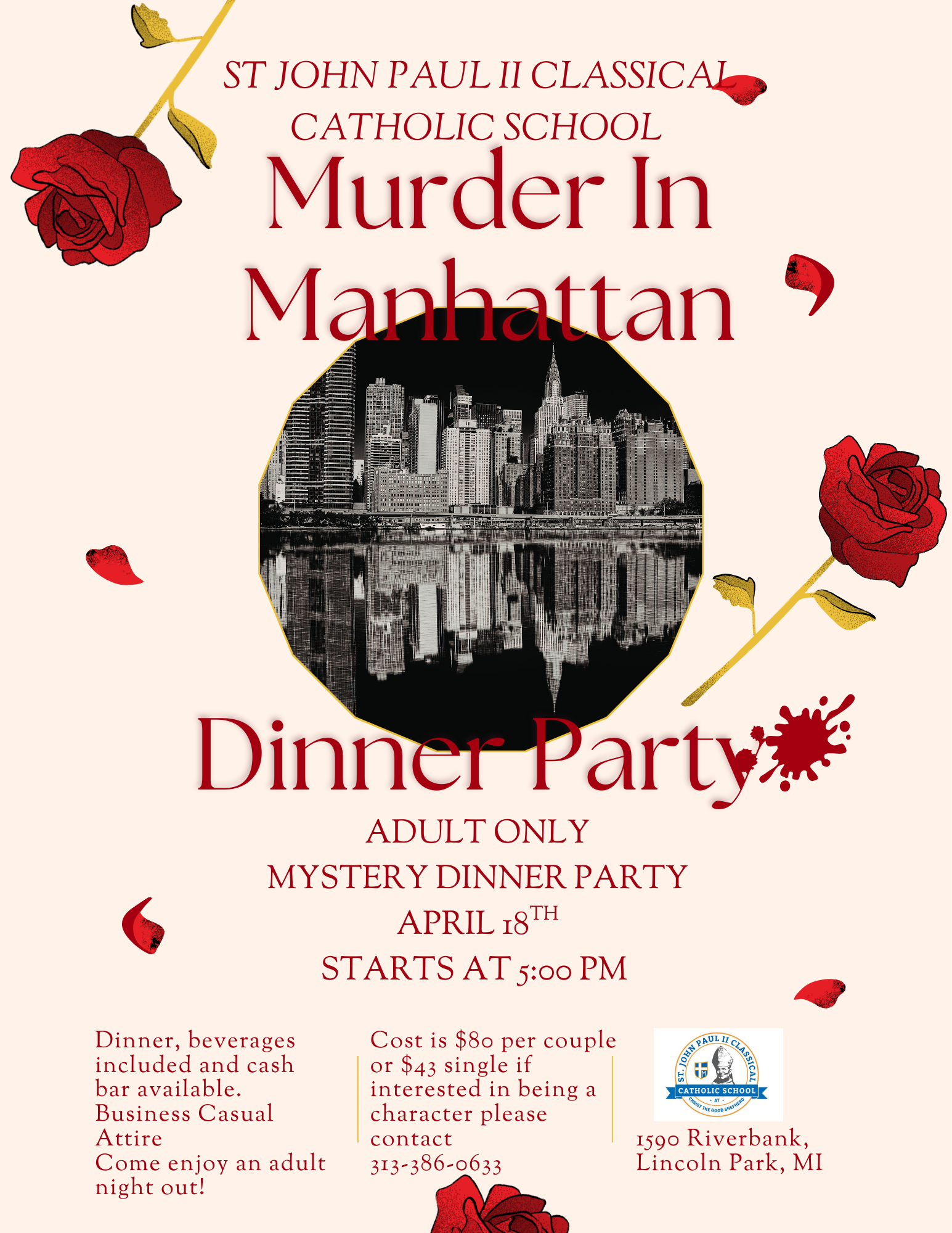 Murder in Manhattan Dinner Party