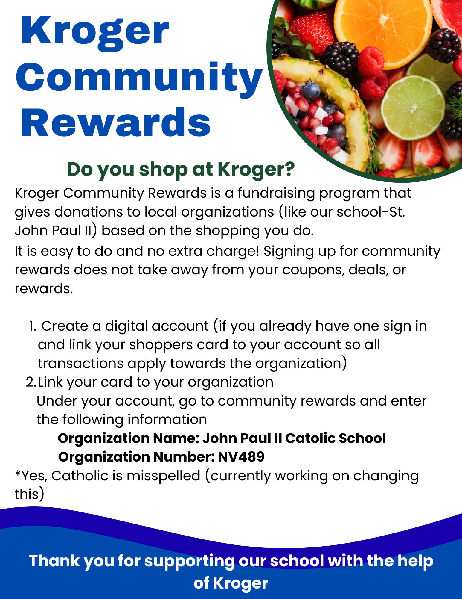 Kroger Community Rewards