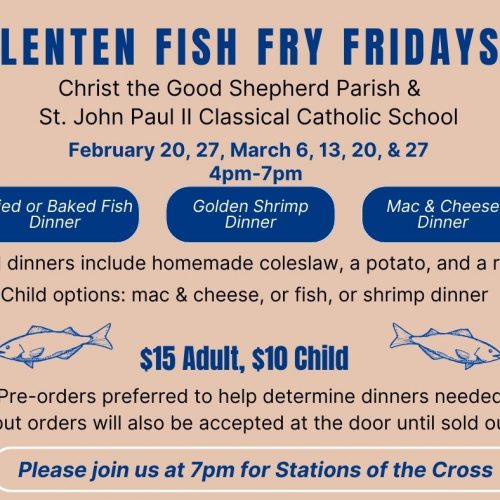 Lenten Fish Fry Fridays