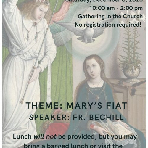 Advent Day of Reflection